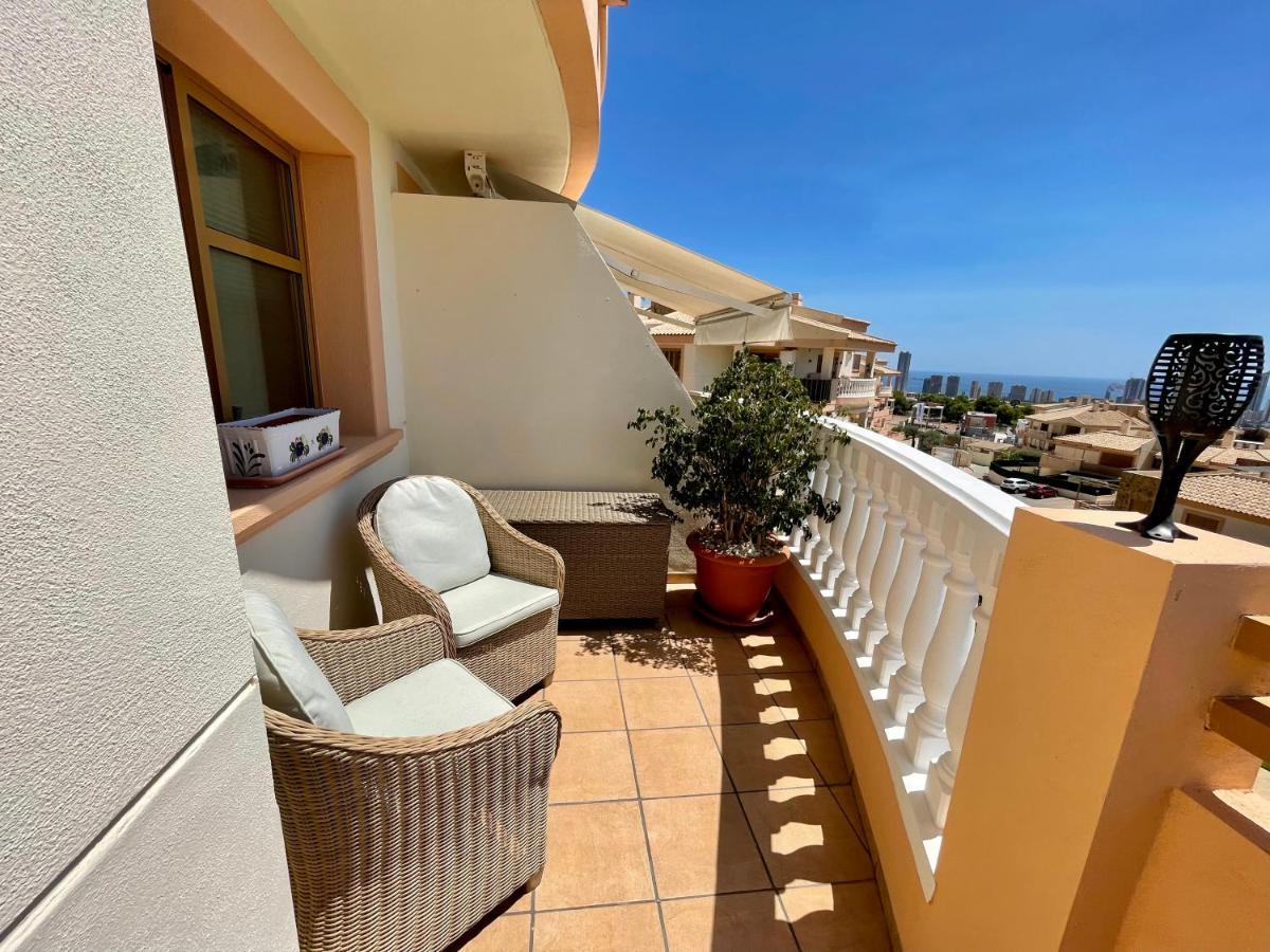 Modern 2-Floor Penthouse With Sea Views - Sleeps 7 Apartamento Finestrat Exterior foto
